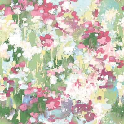 product image of Waverly Abstract Garden Peel & Stick Wallpaper in Pink by RoomMates 572