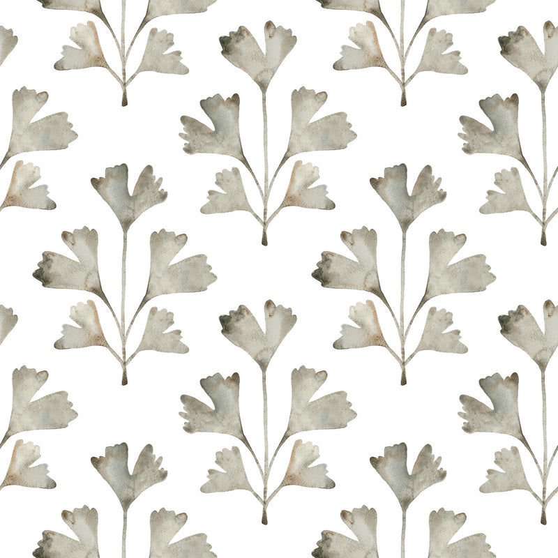 media image for Cat Coquillette Gingko Peel & Stick Wallpaper in Neutral 286