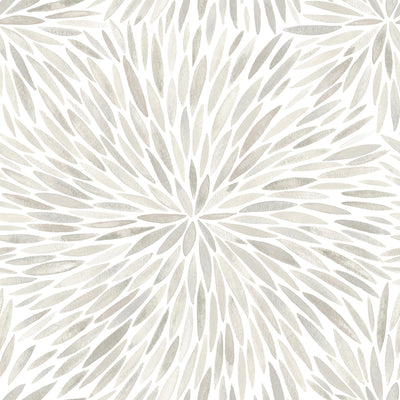 product image of sample cat coquillette burst peel stick wallpaper in neutral by roommates 1 531