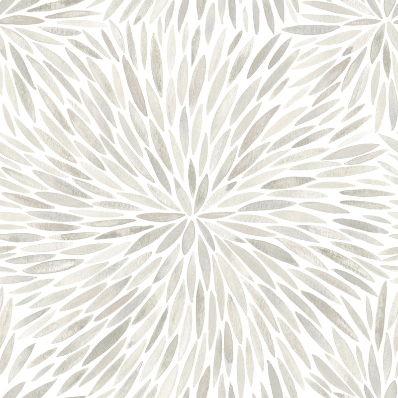 media image for sample cat coquillette burst peel stick wallpaper in neutral by roommates 1 212