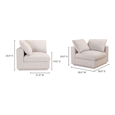 product image for Justin Corner Taupe 10 59