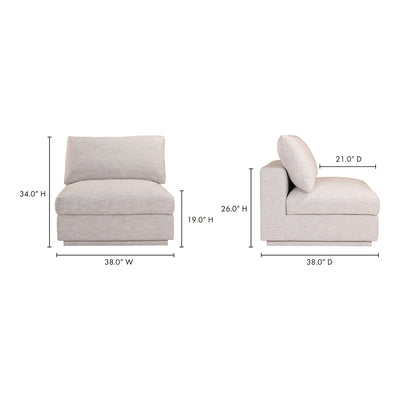 product image for Justin Slipper Chair Taupe 9 29