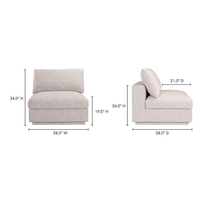 media image for Justin Slipper Chair Taupe 9 265