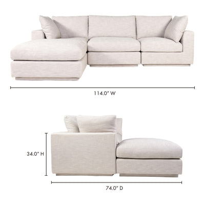 product image for Justin Lounge Modular Sectional Taupe 6 53