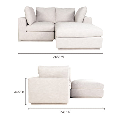 product image for Justin Nook Modular Sectional Taupe 7 44