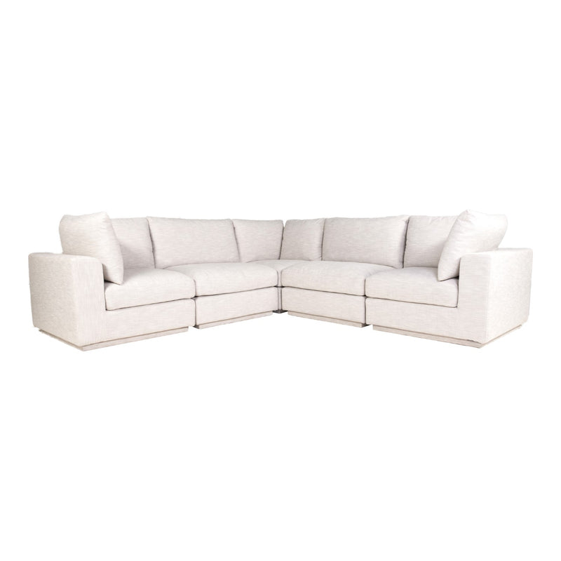 media image for Justin Classic L Modular Sectional Taupe 1 260