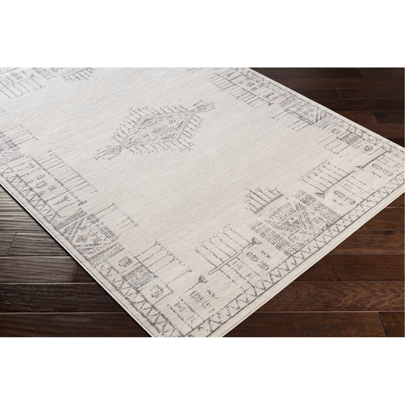 media image for Roma ROM-2346 Rug in Medium Gray & White by Surya 284