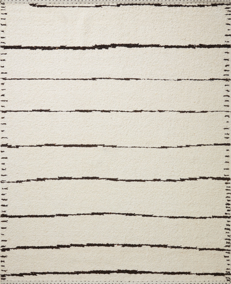 media image for Roman Rug in Ivory / Black by Loloi 265