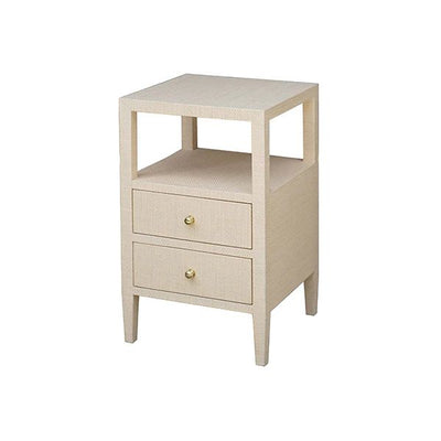 product image of roscoe two drawer side table in natural grasscloth design by bd studio 1 578