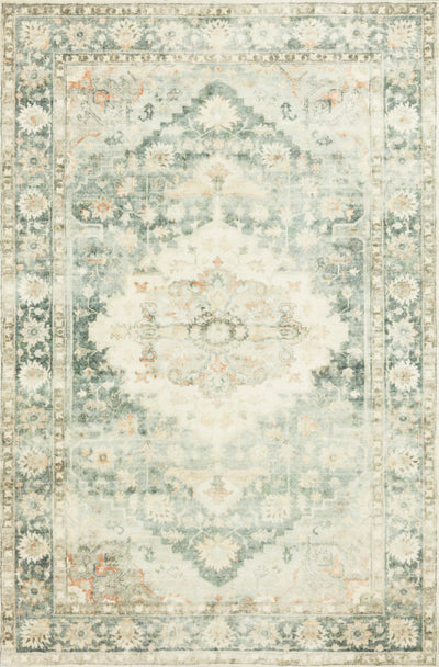 product image for Rosette Rug in Teal / Ivory by Loloi II 12