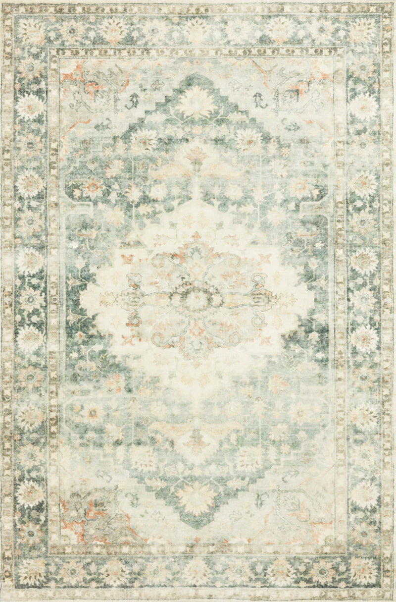 media image for Rosette Rug in Teal / Ivory by Loloi II 276