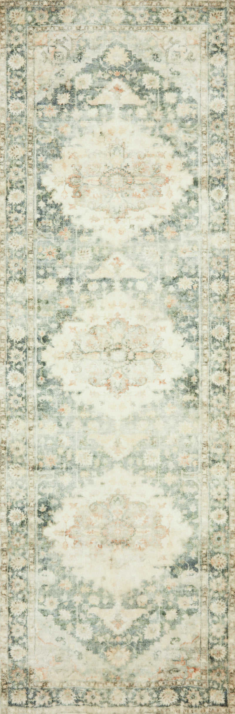 media image for Rosette Rug in Teal / Ivory by Loloi II 210