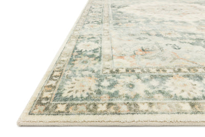 product image for Rosette Rug in Teal / Ivory by Loloi II 1