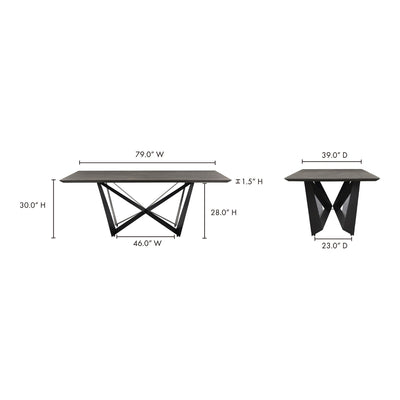 product image for Brolio Dining Table Charcoal 12 99