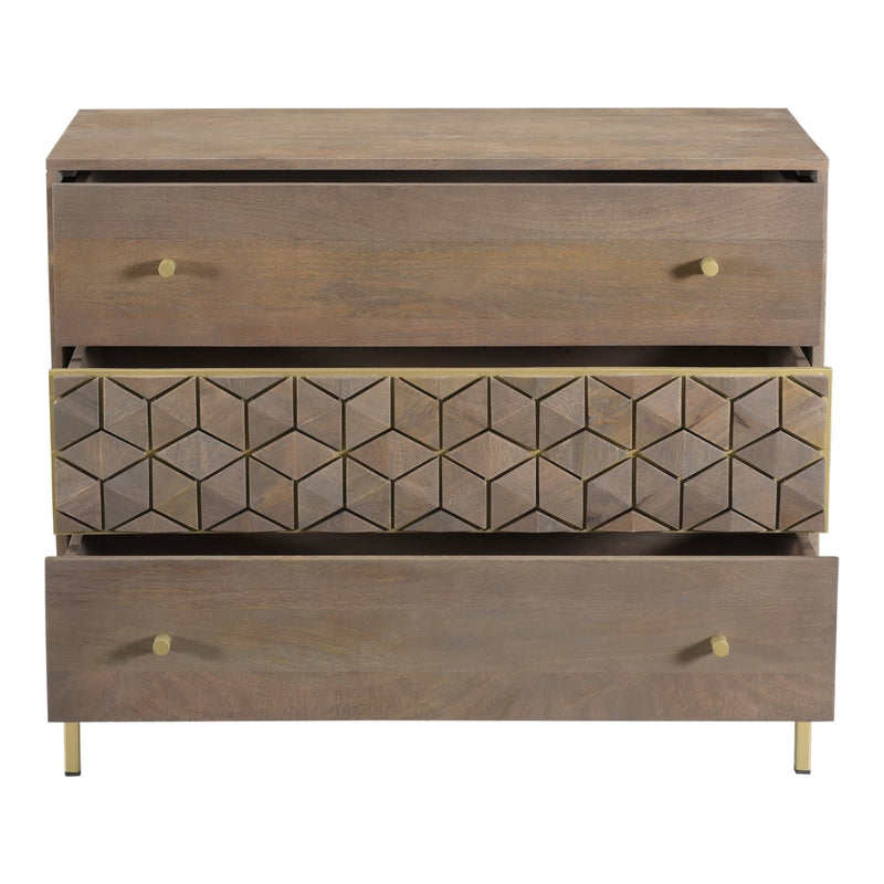 media image for Corolla Three Drawer Chest 4 223
