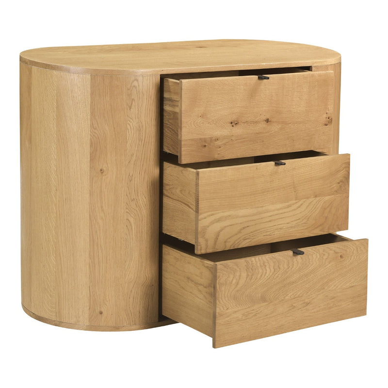 media image for Theo 3 Drawer Chest Natural 4 233