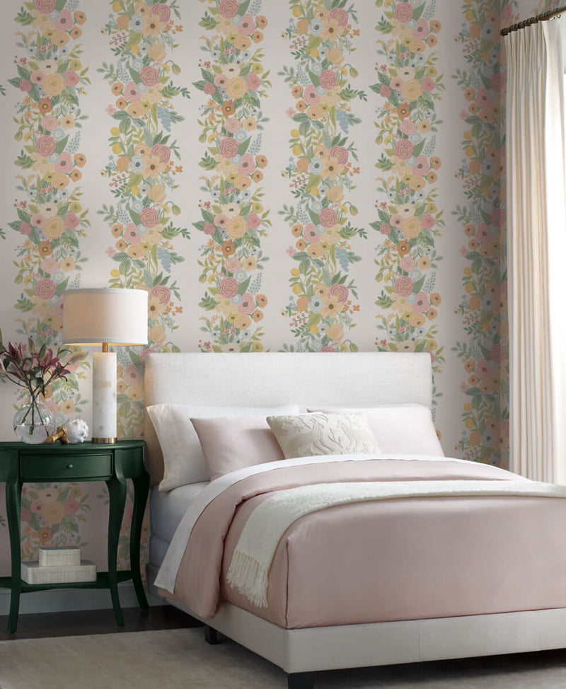 media image for Garden Party Trellis Wallpaper in Pastel Multi from the Rifle Paper Co. 2nd Edition by York Wallcoverings 241