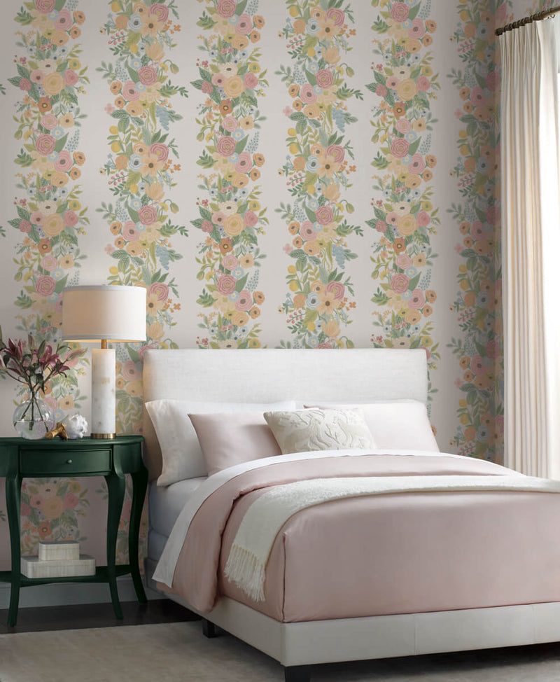 media image for Garden Party Trellis Wallpaper in Pastel Multi from the Rifle Paper Co. 2nd Edition by York Wallcoverings 283