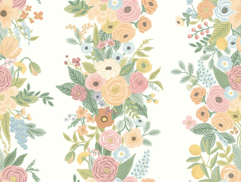 media image for sample garden party trellis wallpaper in pastel multi from the rifle paper co 2nd edition by york wallcoverings 1 249