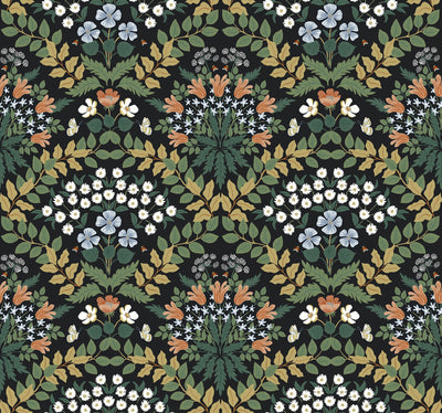 product image for Bramble Wallpaper in Black from the Rifle Paper Co. 2nd Edition by York Wallcoverings 81