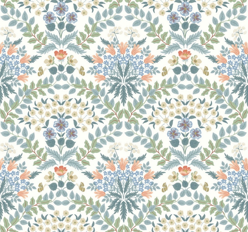 media image for Bramble Wallpaper in White from the Rifle Paper Co. 2nd Edition by York Wallcoverings 243
