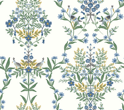 product image for Luxembourg Wallpaper in Indigo from the Rifle Paper Co. 2nd Edition by York Wallcoverings 17