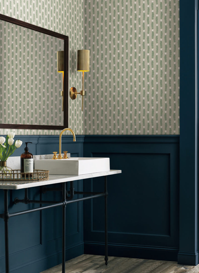 media image for Eden Wallpaper in Linen from the Rifle Paper Co. 2nd Edition by York Wallcoverings 215