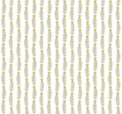 product image of Eden Wallpaper in White/Gold from the Rifle Paper Co. 2nd Edition by York Wallcoverings 589