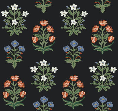 product image for Mughal Rose Wallpaper in Black from the Rifle Paper Co. 2nd Edition by York Wallcoverings 23