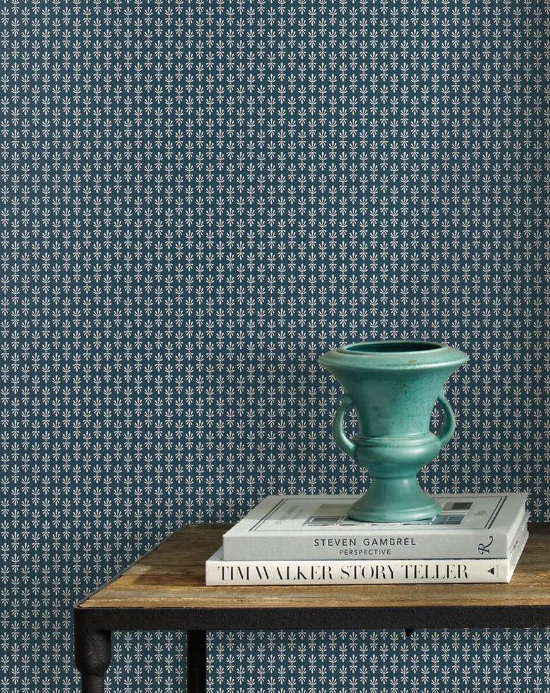 media image for Petal Wallpaper in Teal from the Rifle Paper Co. 2nd Edition by York Wallcoverings 235