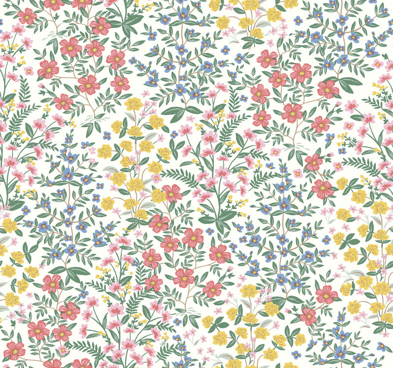 media image for Wildwood Garden Wallpaper in White from the Rifle Paper Co. 2nd Edition by York Wallcoverings 258