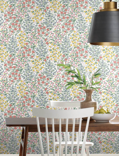 product image for Wildwood Garden Wallpaper in White from the Rifle Paper Co. 2nd Edition by York Wallcoverings 1