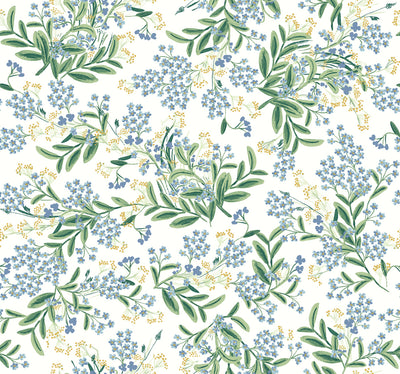 product image for Cornflower Wallpaper in White/Green from the Rifle Paper Co. 2nd Edition by York Wallcoverings 59