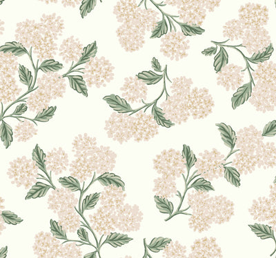 product image for Hydrangea Wallpaper in White/Blush from the Rifle Paper Co. 2nd Edition by York Wallcoverings 61