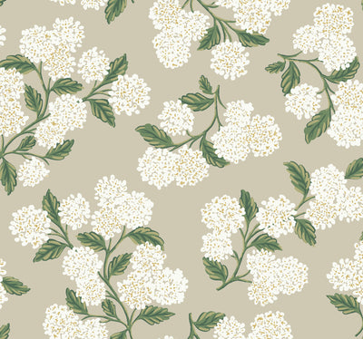 product image for Hydrangea Wallpaper in Linen from the Rifle Paper Co. 2nd Edition by York Wallcoverings 11