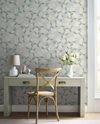 product image for Hydrangea Wallpaper in Linen from the Rifle Paper Co. 2nd Edition by York Wallcoverings 14
