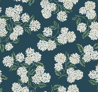 product image for Hydrangea Wallpaper in Teal from the Rifle Paper Co. 2nd Edition by York Wallcoverings 23