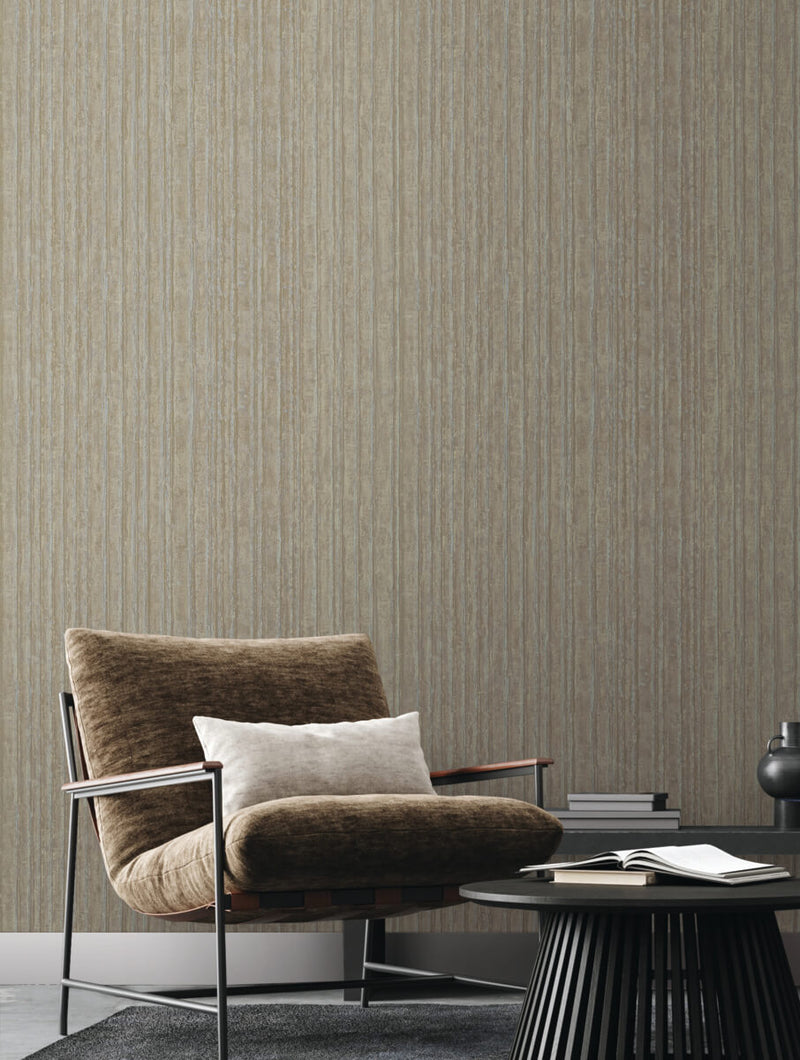 media image for Vintage Tin Satin Brass Wallpaper from the Industrial Interiors III Collection 226