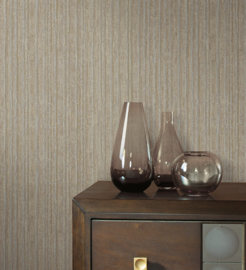 media image for Vintage Tin Satin Brass Wallpaper from the Industrial Interiors III Collection 29