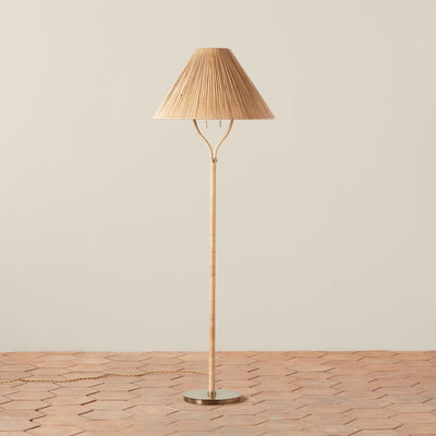 product image of rattan on rattan floor lamp by woven rrfl na 1 574