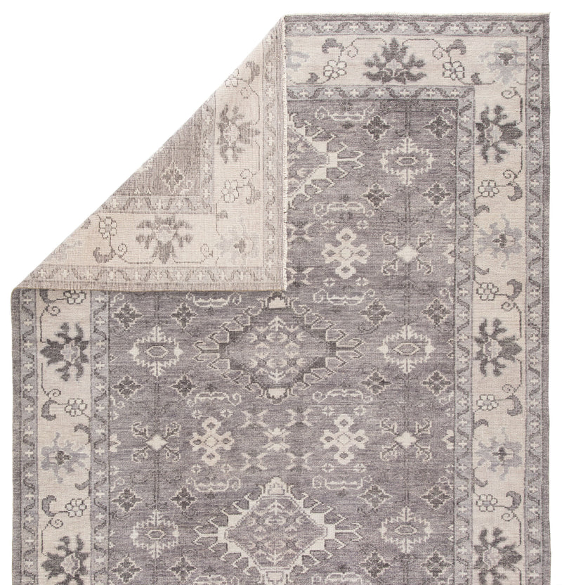 media image for sln12 kella hand knotted medallion gray area rug design by jaipur 2 282