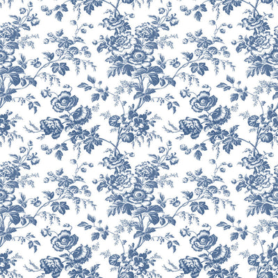 product image for Anemone Toile Wallpaper in Navy 89