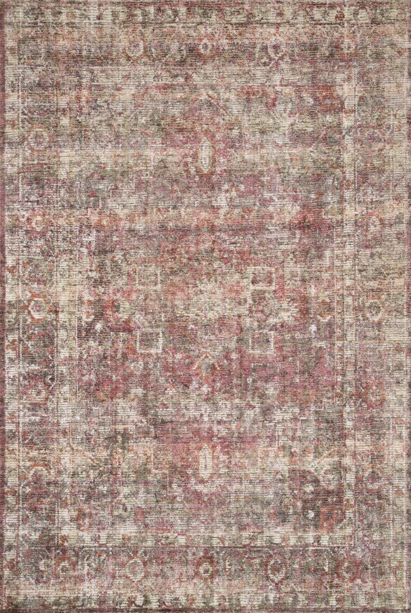 media image for Rumi Hand Woven Berry Rug 1 222