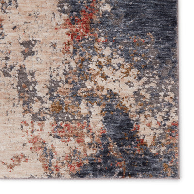 product image for Hemet Abstract Rug in Blue & Red 75