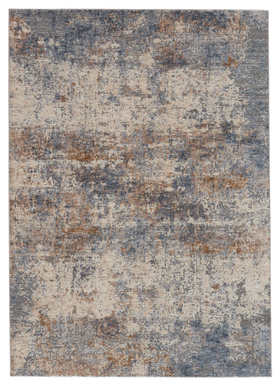 product image for Eastvale Abstract Rug in Blue & Tan 74
