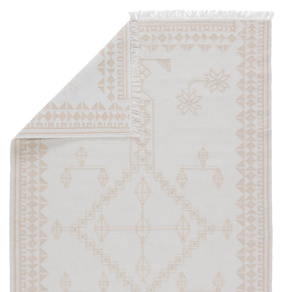 product image for Ollin Indoor/Outdoor Medallion White & Cream Rug by Jaipur Living 69