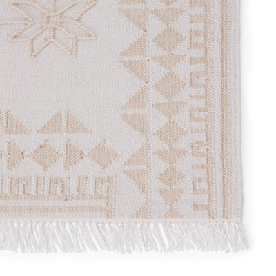 product image for Ollin Indoor/Outdoor Medallion White & Cream Rug by Jaipur Living 89