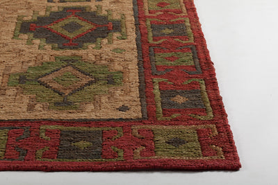 product image for ryleigh red green natural hand woven wool rug by chandra rugs ryl46900 576 2 54