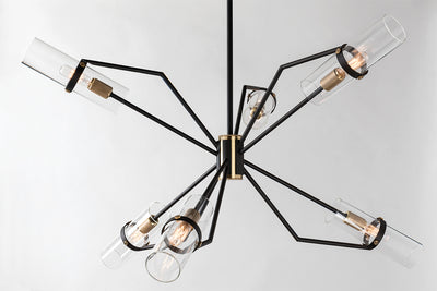 product image for raef 6lt chandelier by troy lighting 4 6