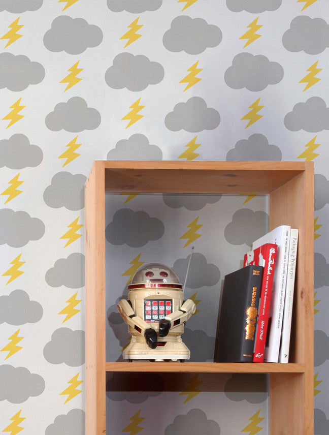 media image for Rainbolts Wallpaper in Daylight design by Aimee Wilder 259